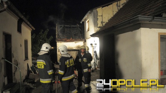 Pożar garażu na Kolonii Gosławickiej