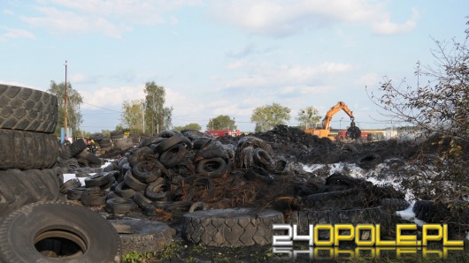 Pożar w Buszycach ugaszony, droga krajowa nr 94 już przejezdna