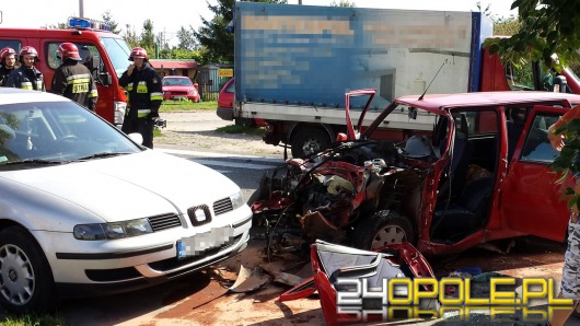 Groźny wypadek na skrzyżowaniu w Brzegu