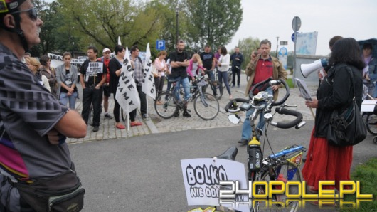 Protest na Bolko: Wyspę kochamy! Na drogę nie oddamy!