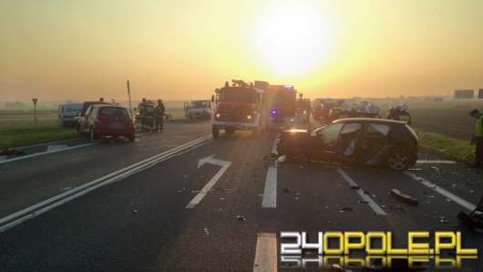 Cztery osoby ranne po wypadku we Wrzoskach