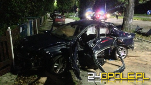 Renault wypadło z drogi na ul. Nysy Łużyckiej