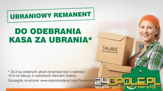 "Ubraniowy Remanent" w Solaris Center. 