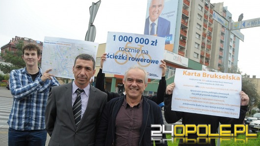 Jarmuziewicz obiecuje 150 km ścieżek rowerowych w Opolu