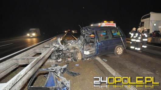 Pijany 36-latek spowodował wypadek na A4