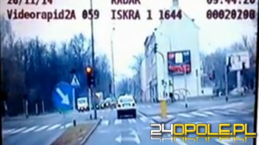 Pijany kierowca zignorował czerwone światło