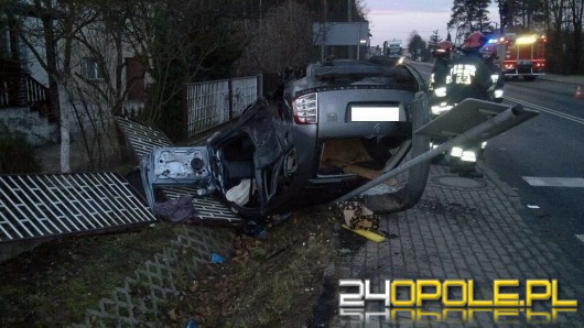 Pijany kierowca sprawcą wypadku w Jemielnicy