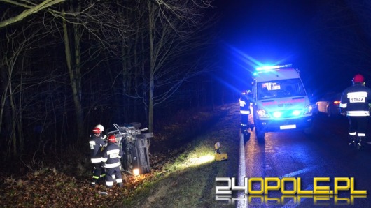 Wypadek podczas wyprzedzania na trasie Opole-Brzeg