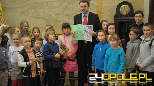 Dzieci z wizytą u prezydenta Opola