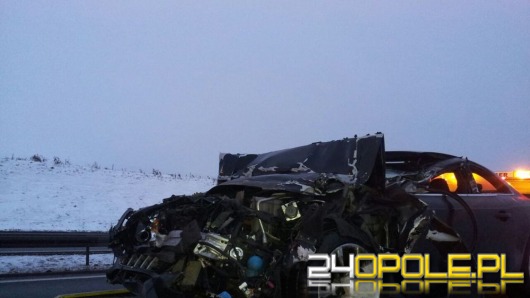 Pijany Niemiec spowodował wypadek na A4