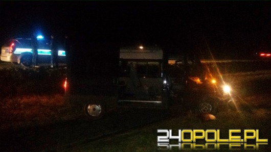 Ford i mercedes zderzyły się na A4