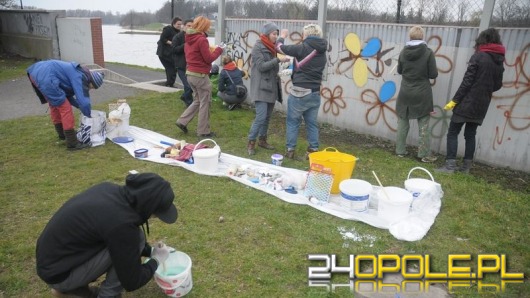 Akcja zamalowywania hejtów w Opolu