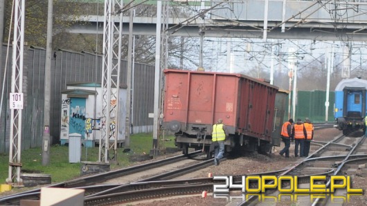 Na stacji Opole Zachodnie wykoleił się pociąg towarowy