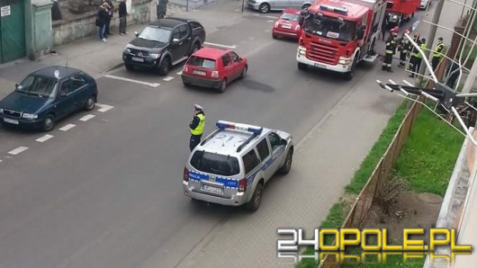 Pożar mieszkania w Nysie