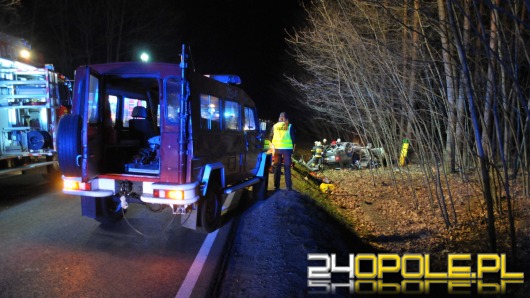 Tragiczny wypadek na trasie Opole - Kluczbork. 4 osoby nie żyją.