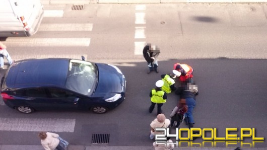 Kierowca forda potrącił pieszego, stracił prawo jazdy