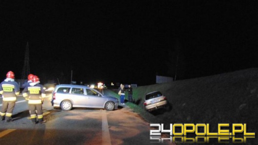 Dwie kolizje w Hanuszowie pod Nysą