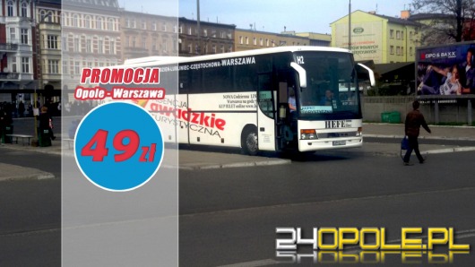 Nowe połączenie autobusowe z Nysy przez Opole do Warszawy