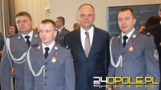 Policjanci z Namysłowa odznaczeni za dzielność