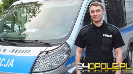 Policjanci uratowali tonącego wędkarza