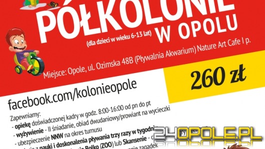 Już dziś zapisz dziecko na półkolonie w Opolu!