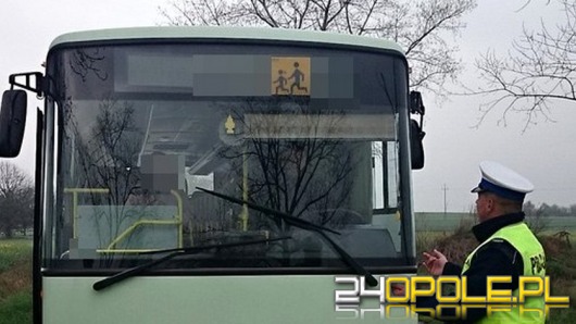 Dzieci miały jechać autobusem z zepsutymi hamulcami