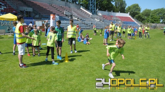 Opolscy uczniowie świętowali Dzień Dziecka na stadionie Odry