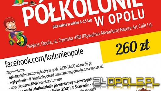 Trwają zapisy na półkolonie "Zero nudy" w Opolu