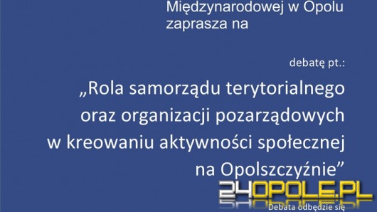 Debata o roli samorządu terytorialnego już w piątek