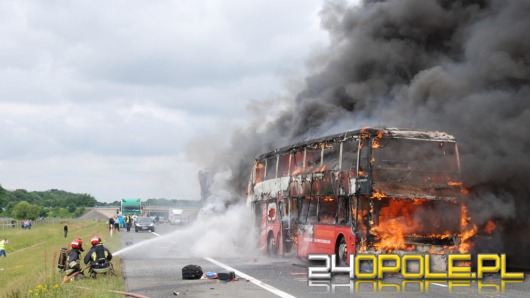 Karambol i pożar na A4. Dwie osoby nie żyją.