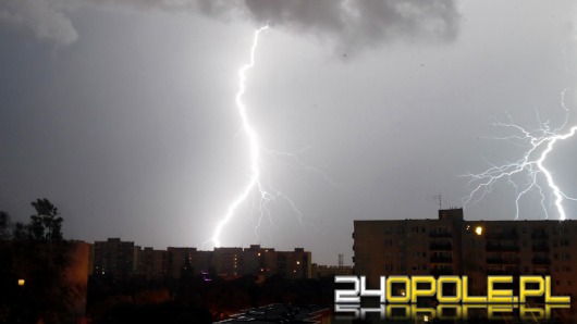 Gwałtowna burza przeszła w nocy nad Opolszczyzną