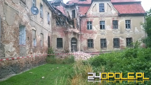 Zawaliła się wieża zamku w Ciepielowicach