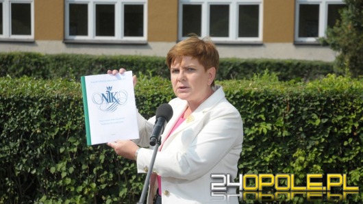 Beata Szydło w Opolu: Jesteśmy w miejscu, gdzie Polska się zwija