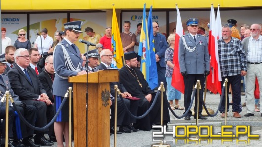 Wojewódzkie obchody święta policji w Oleśnie