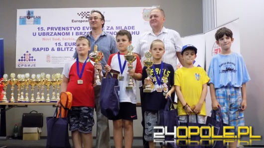 Oskar Ogłaza zdobył 3 medale na szachowych Mistrzostwach Europy