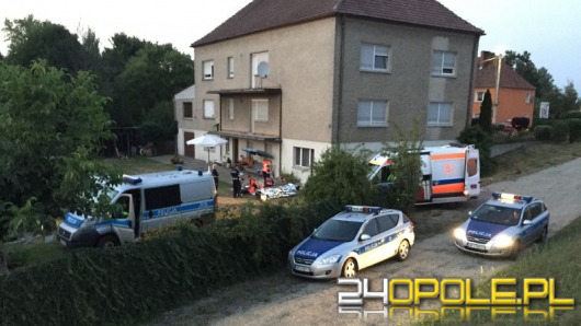 Wypadek motoroweru w Czarnowąsach. Dwie osoby ranne.