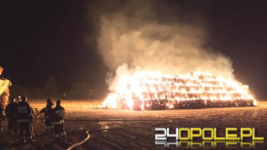 Ktoś podpalił stertę słomy w Chróścinie Opolskiej