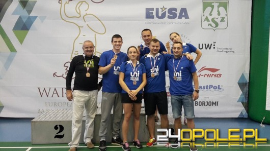Cztery medale opolskich badmintonistów na Mistrzostwach Europy