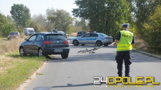 Samochód potrącił rowerzystę na Malinie