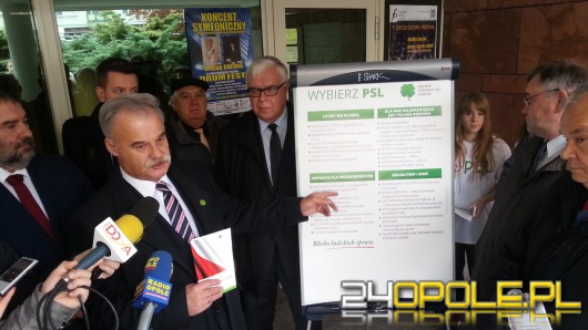 Politycy PSL podpisali się pod swoimi postulatami