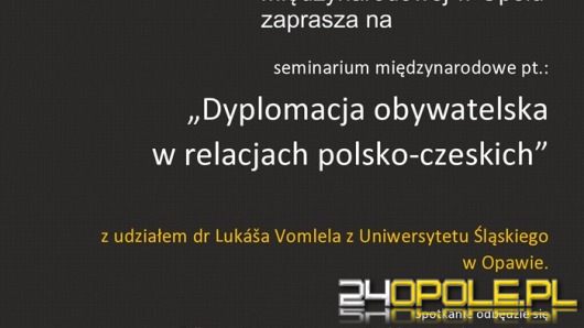 Czym jest dyplomacja obywatelska? Spotkanie z ekspertem na UO.