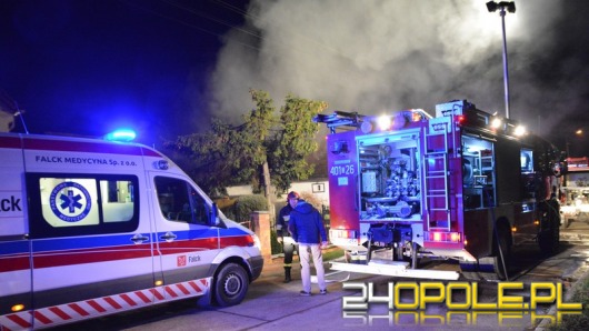 Jedna osoba poparzona podczas pożaru domu w Michałowie