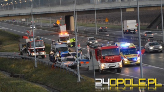 5 osób rannych po wypadku na węźle Prądy