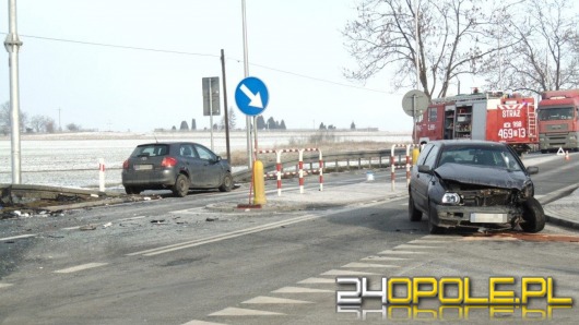 Dwa auta zderzyły się na trasie Opole - Nysa