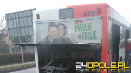 Kierowca ugasił pożar w opolskim autobusie MZK