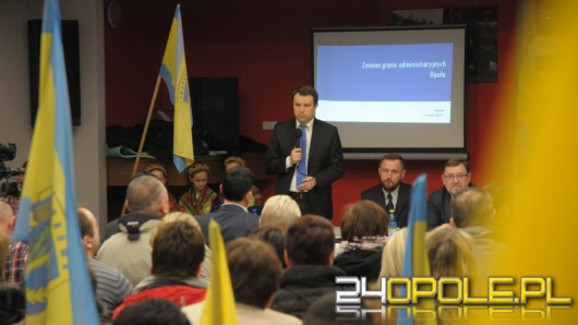 Prezydent Opola spotkał się z mieszkańcami Sławic. Rozmawiano o powiększeniu Opola.