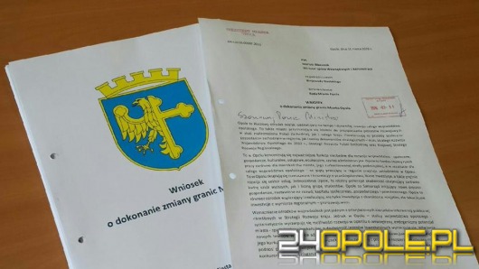 Wniosek o powiększenie Opola trafił na biurko wojewody