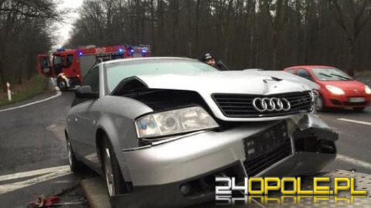 Trzy osoby ranne w wypadku na drodze krajowej nr 94