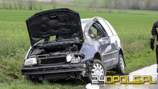 Ford dachował pod Grodkowem