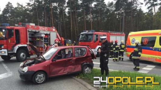 Wypadek na obwodnicy Opola, jedna osoba ranna